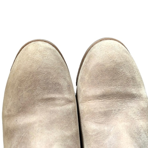 Lauren Ralph Lauren Mehira Leather Suede Booties Sz. 7.5 Tan Brown Equestrian - Picture 5 of 7